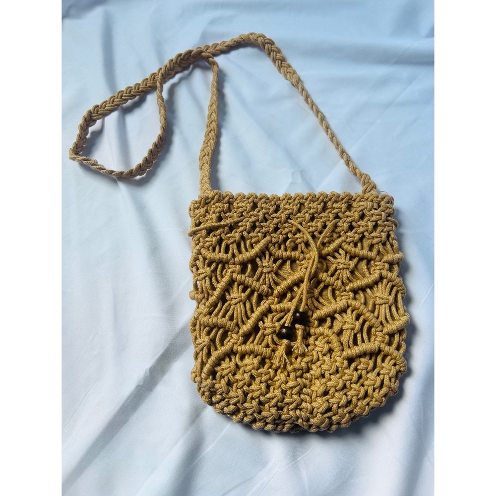 TRENDY MESH TOTE BEACH BAG